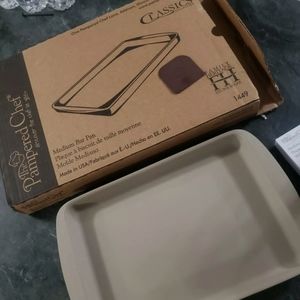Pampered Chef Stoneware Pan **NEW**